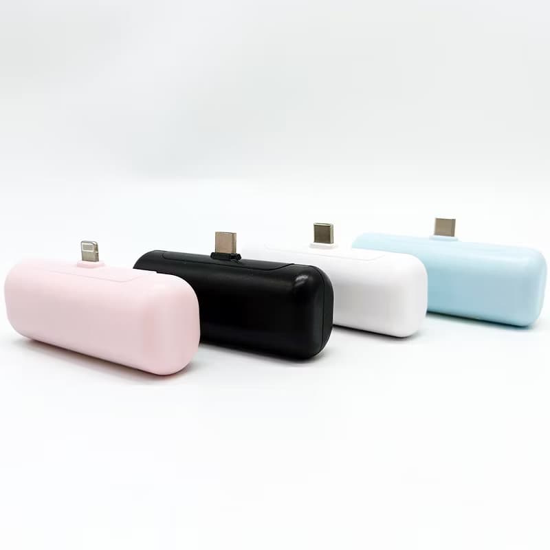Compact chargers for common mobile device connectors